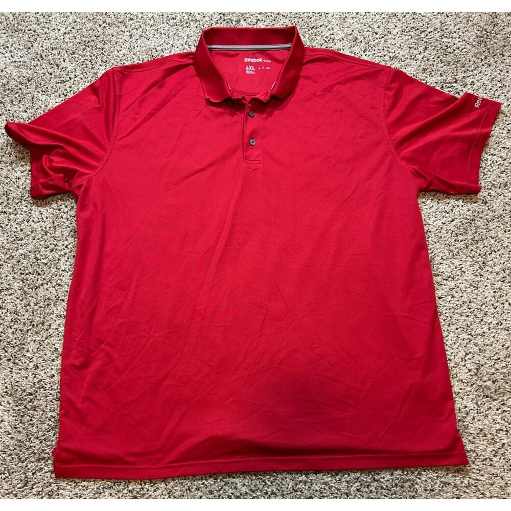 Reebok Golf Men’s 4XL Polo Shirts Lot of 3 Lightweight Wicking Big And Tall